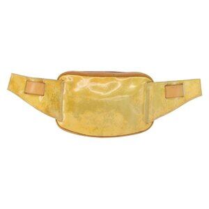 LOUIS VUITTON Monogram Vernis Fulton Waist bag Gris